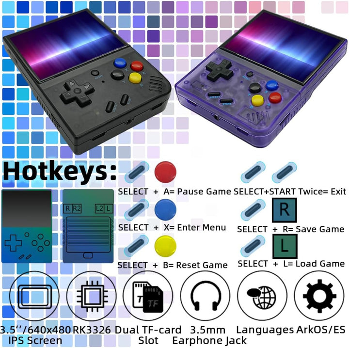 Pocket Games: Game Console R33S all hotkeys and features
