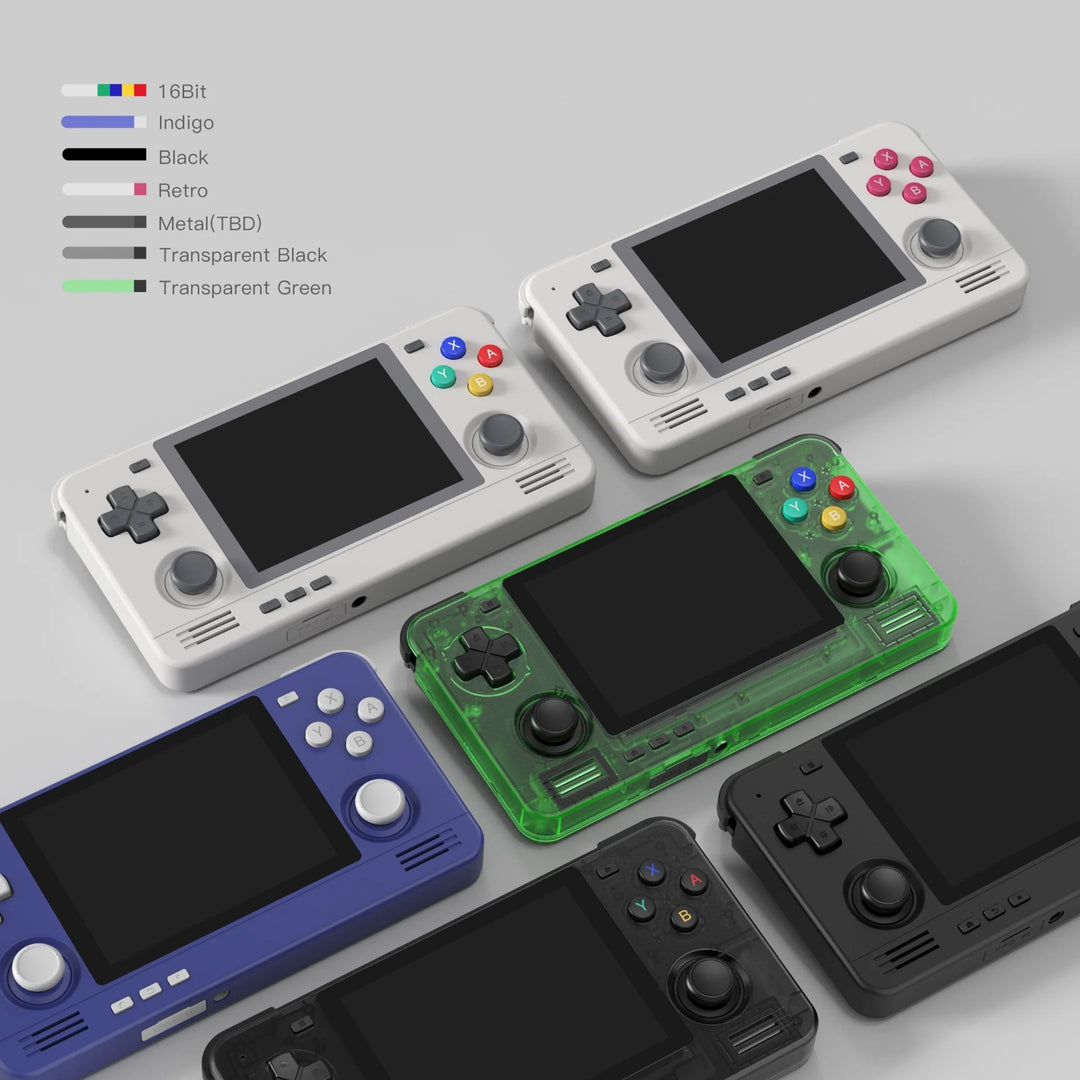 Display image of all Retroid Pocket 2S colours ( 6 colours)