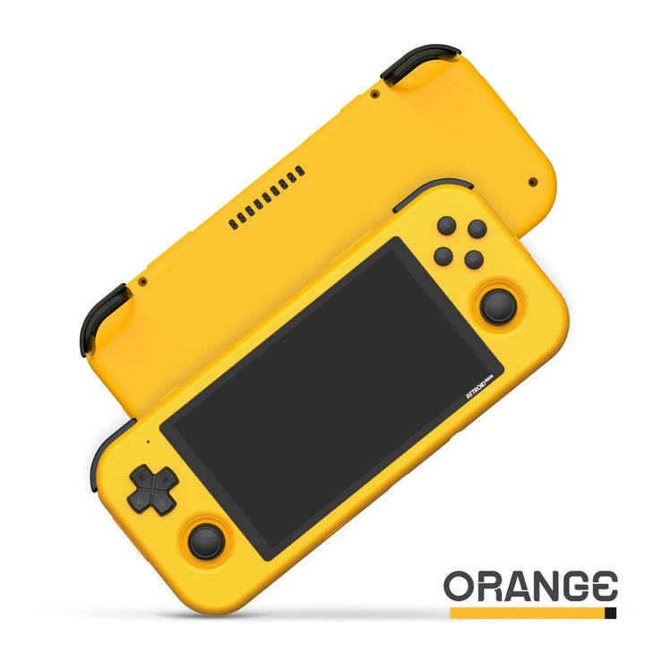 Photo of the Retroid Pocket 3 plus in orange