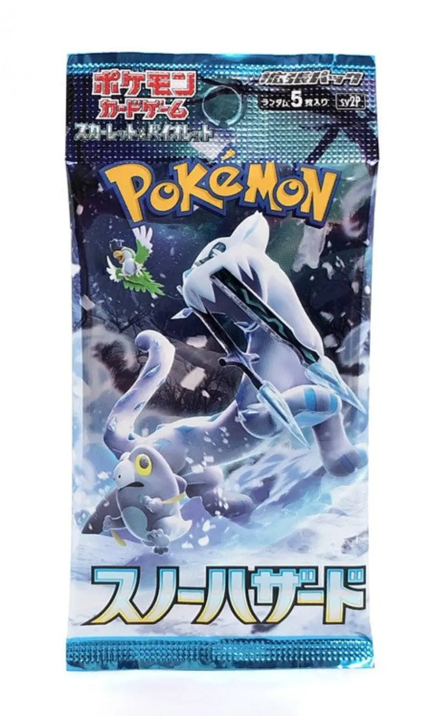 POCKET GAMES - Pokémon Snow Hazard (SV2P) Booster pack Pokémon Jap