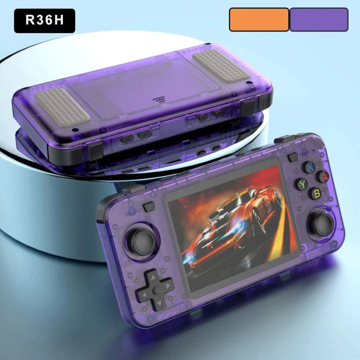 Pocket Games: Game Console R36H in Purple