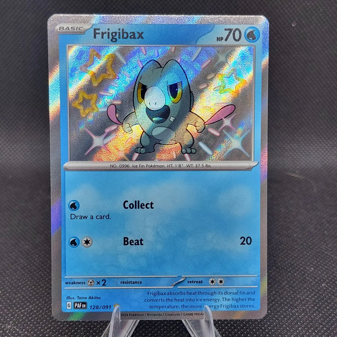 Frigibax - Shiny Rare 128/091 SV: Paldean Fates NM