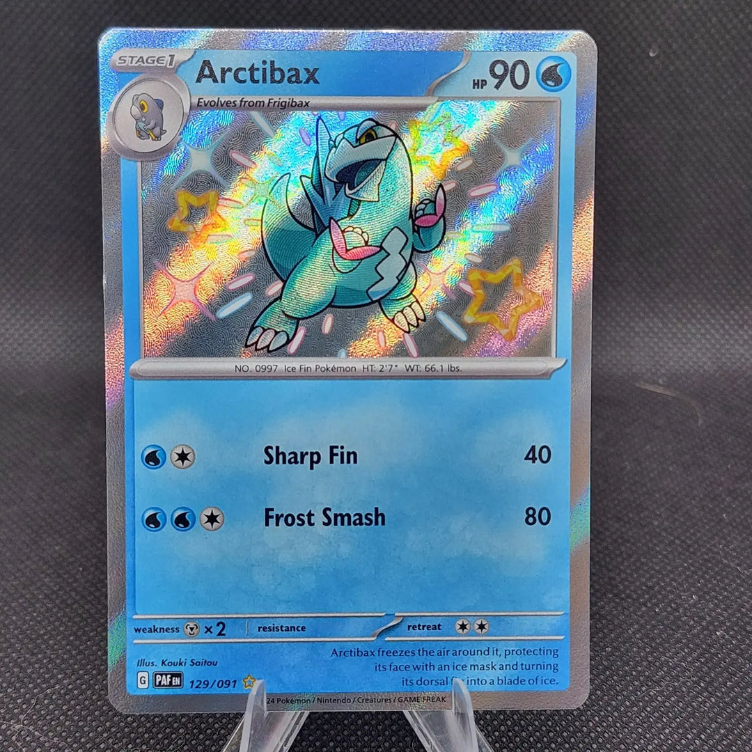 Arctibax Shiny Rare 129/091 SV: Paldean Fates NM