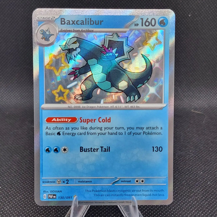 Baxcalibur Shiny Rare 130/091 SV: Paldean Fates NM