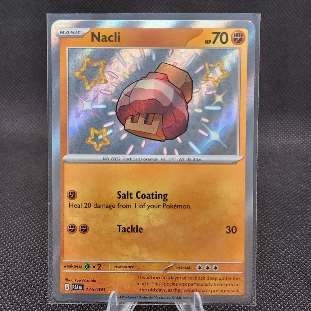 Nacli - Shiny Rare 176/091 SV: Paldean Fates NM