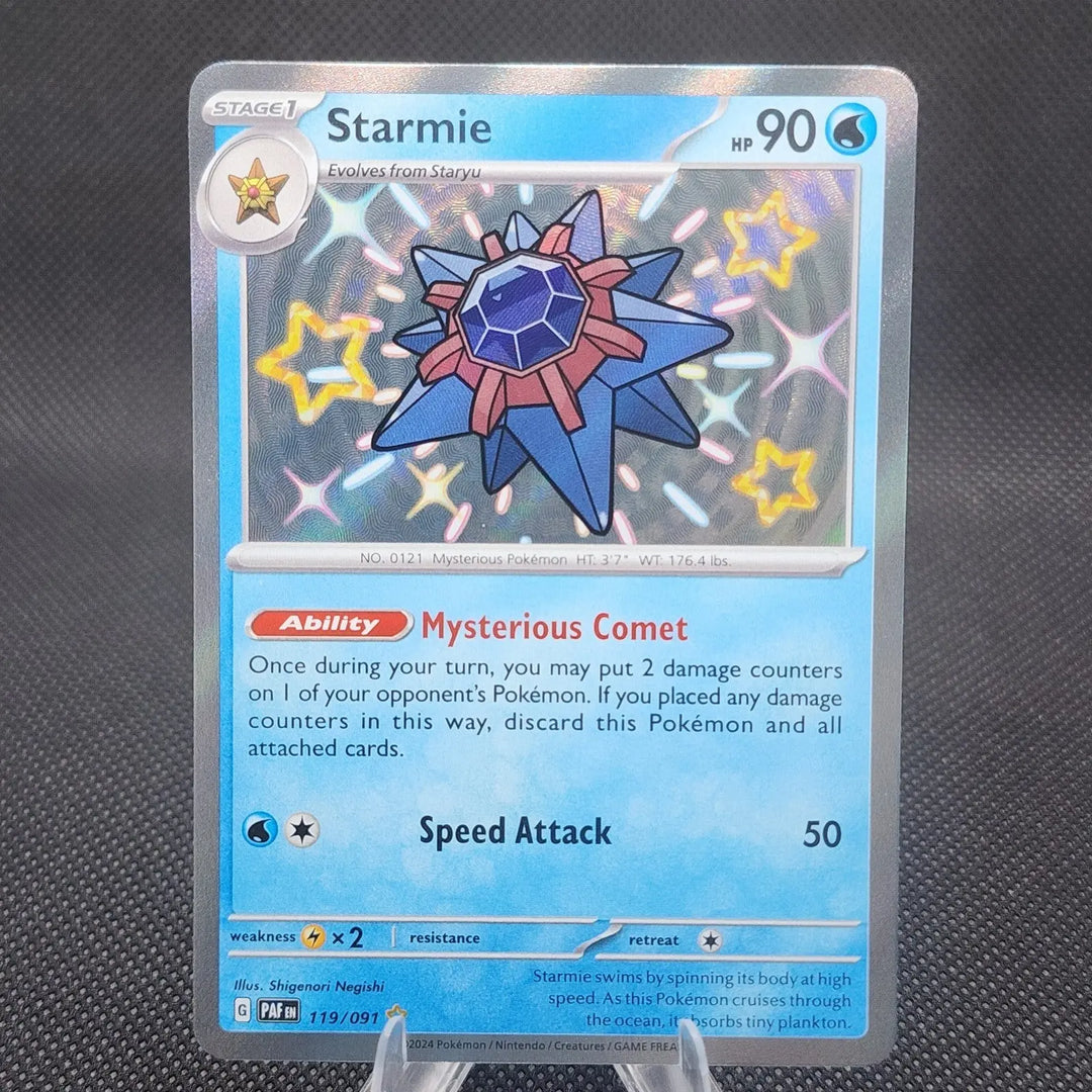 Starmie Shiny Rare 119/091 SV: Paldean Fates NM