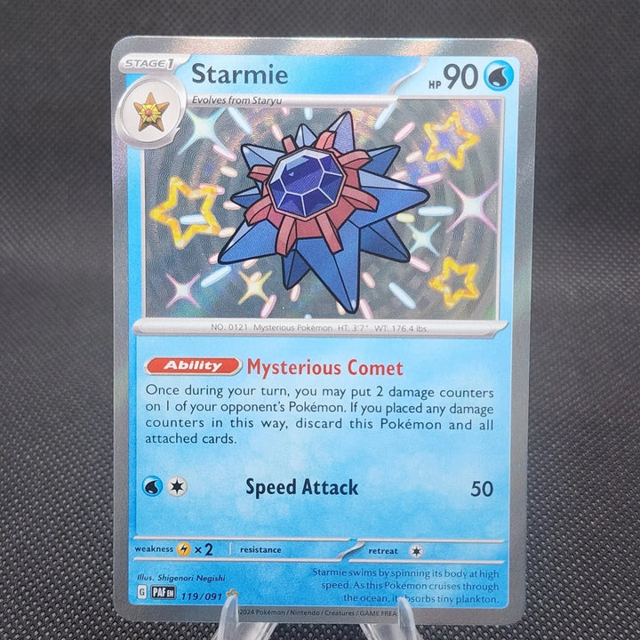 Starmie Shiny Rare 119/091 SV: Paldean Fates NM