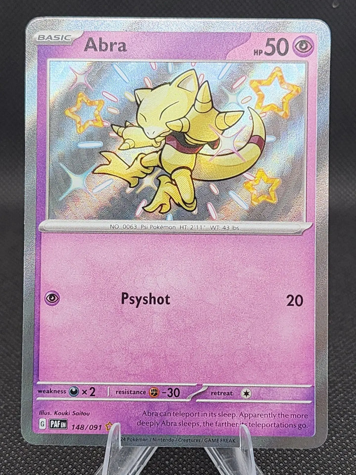 Abra Shiny Rare 148/091 SV: Paldean Fates NM