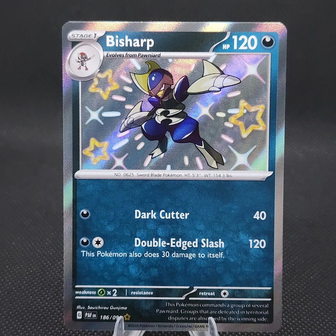 Bisharp Shiny Rare 186/091 SV: Paldean Fates NM