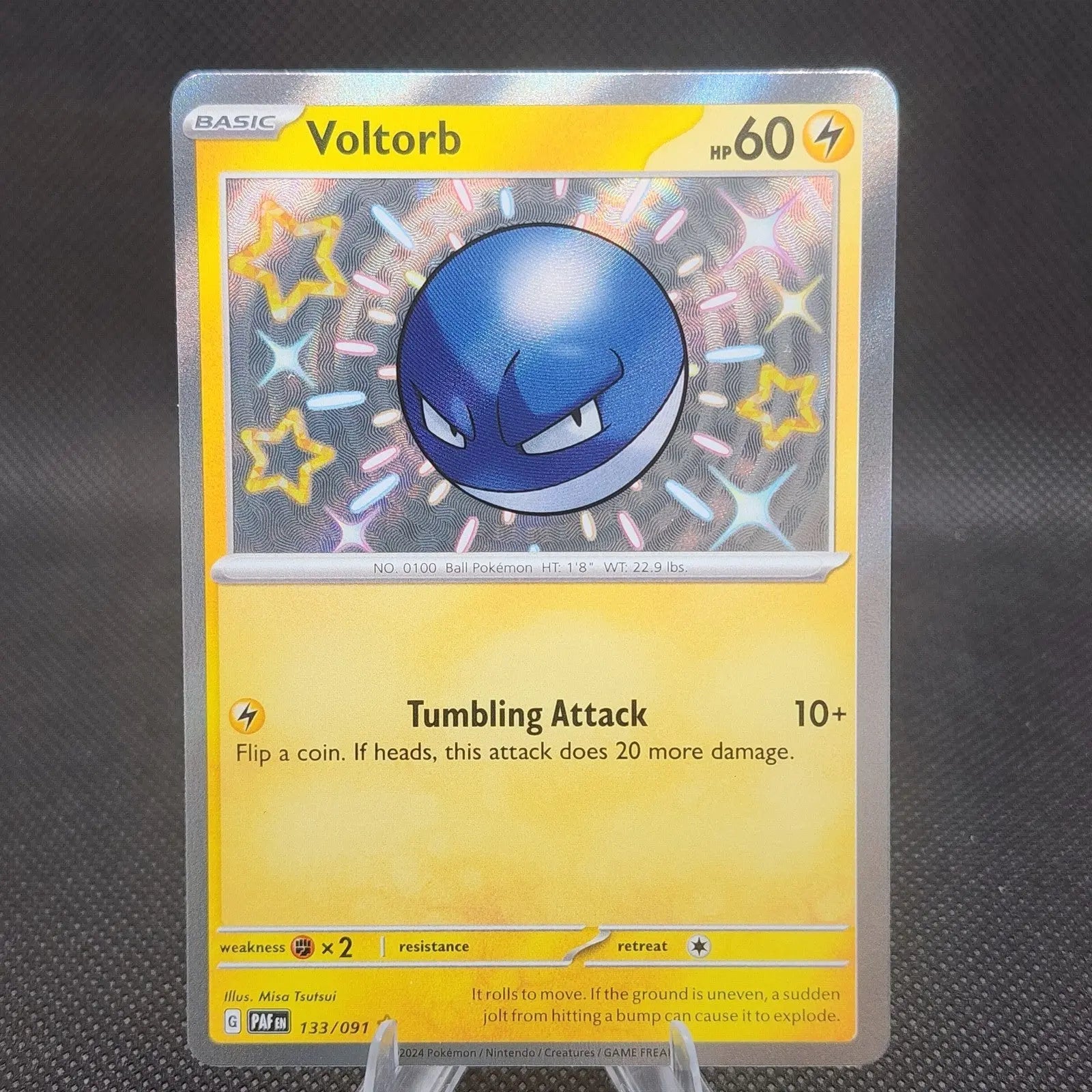 Voltorb Shiny Rare 133/091 SV: Paldean Fates NM