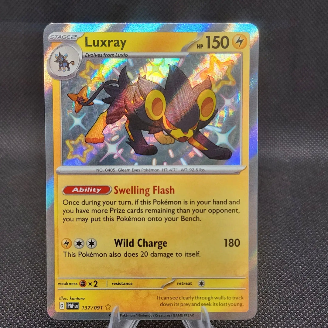 Luxray Shiny Rare 137/091 SV: Paldean Fates NM