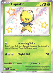 Capsakid Shiny Rare 106/091 SV: Paldean Fates PAF
