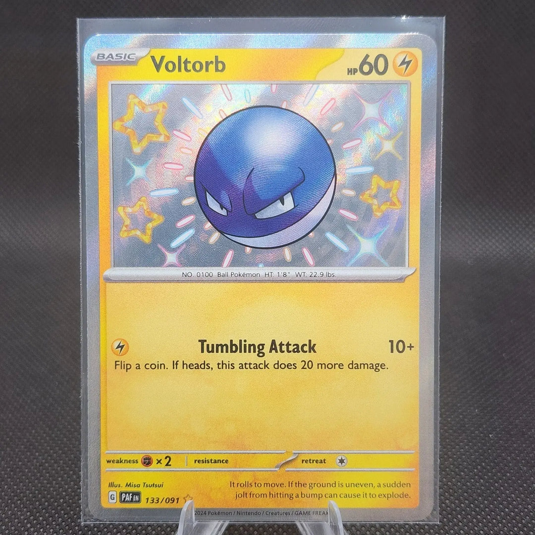 Voltorb Shiny Rare 133/091 SV: Paldean Fates NM