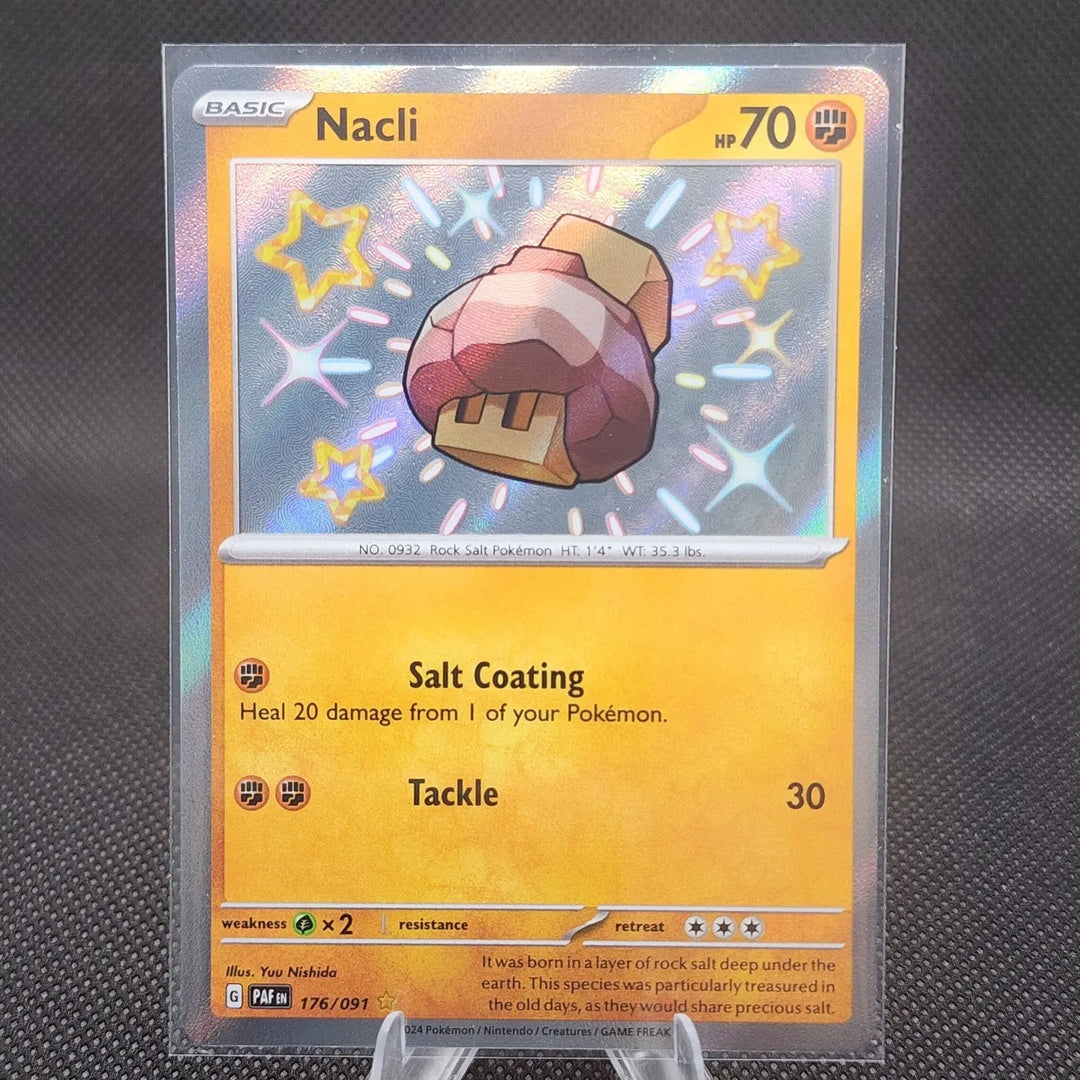 Nacli - Shiny Rare 176/091 SV: Paldean Fates NM