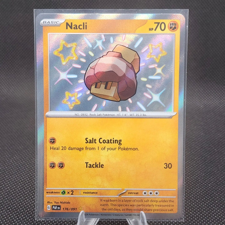 Nacli - Shiny Rare 176/091 SV: Paldean Fates NM