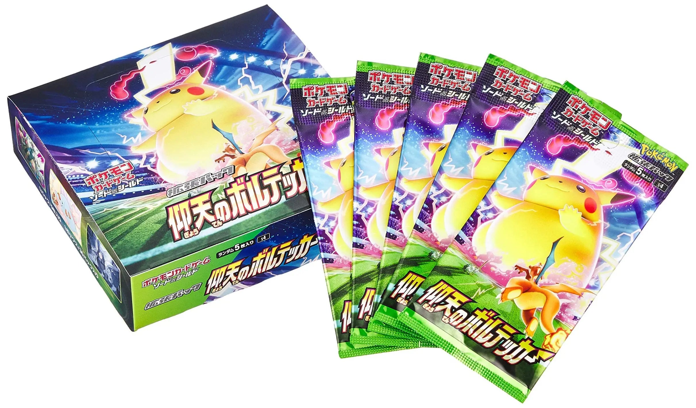 POCKET GAMES - Pokémon Astonishing Volt Tackle (S4) Booster Box (30 Packs) Pokémon Jap