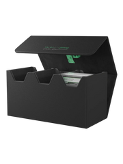 Collector's Series Graded Card Storage Case - Large Black card holder with green text on a white background