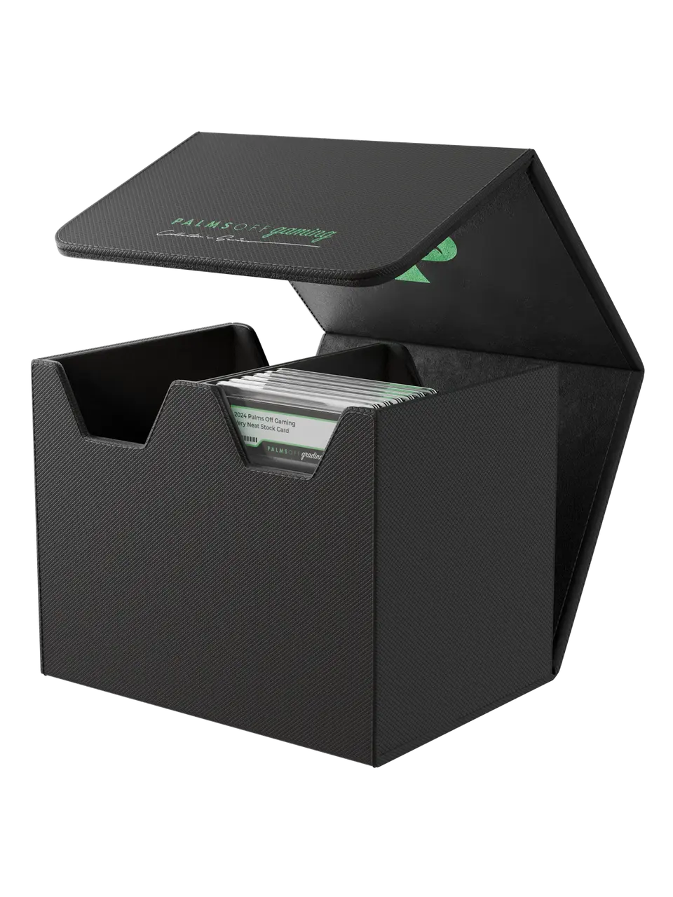 POCKET GAMES - Palms Off Gaming: Collector’s Series Graded Card Storage Case (Medium, 40 Slabs) Black TCG Accessories