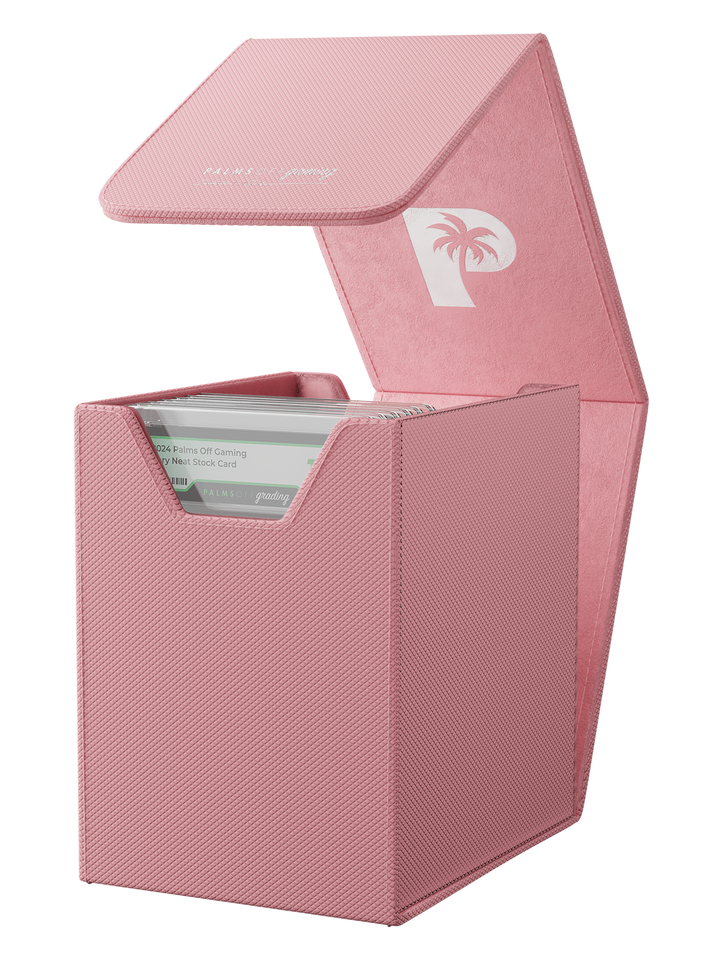 POCKET GAMES - Palms Off Gaming: Collector’s Series Graded Card Storage Case (Small) Pink TCG Accessories
