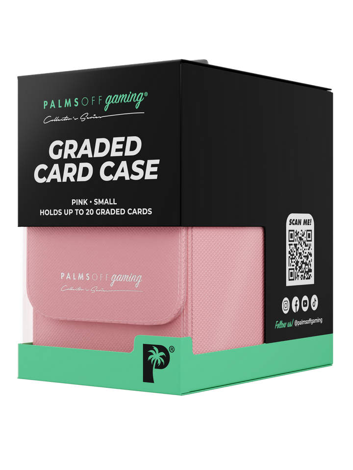 POCKET GAMES - Palms Off Gaming: Collector’s Series Graded Card Storage Case (Small) Black TCG Accessories