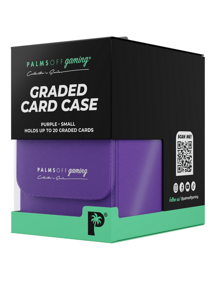 POCKET GAMES - Palms Off Gaming: Collector’s Series Graded Card Storage Case (Small) Black TCG Accessories