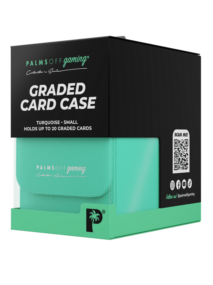 POCKET GAMES - Palms Off Gaming: Collector’s Series Graded Card Storage Case (Small) Black TCG Accessories