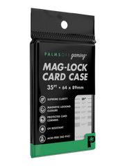 Palms Off Gaming Mag-Lock Card Case packaging on a white background