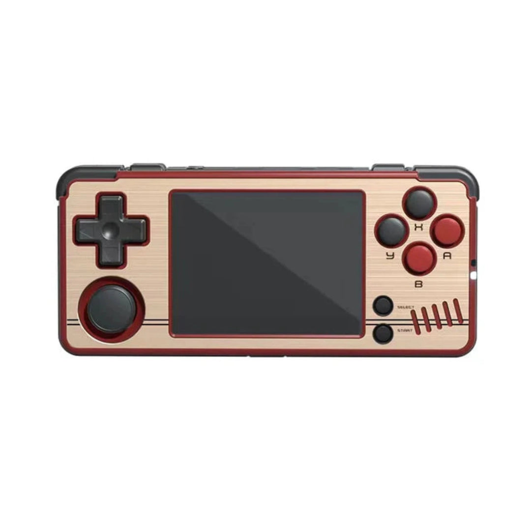 Pocket Games Miyoo A30 In red and gold