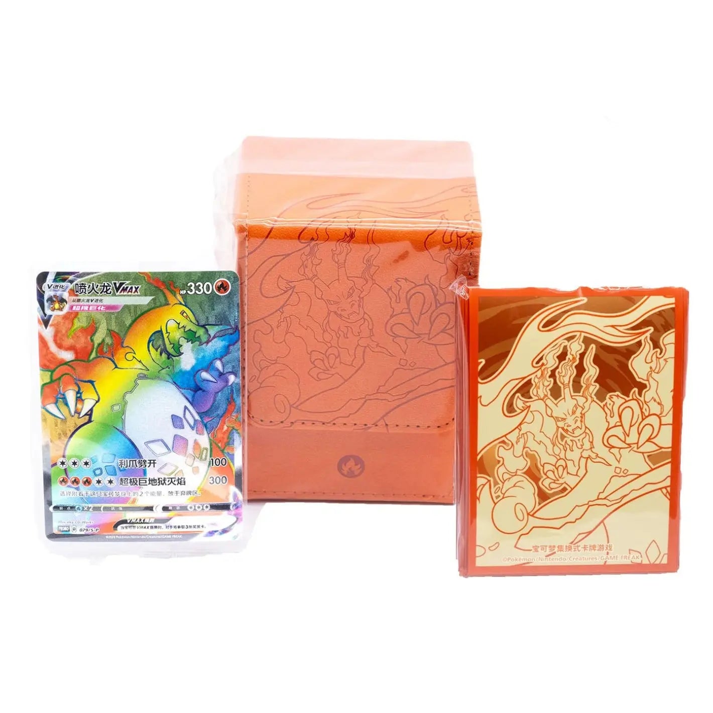 pokemon cards charizard vmax box Pokémon TCG: Charizard VMAX Fight Gift Box – Simplified Chinese – POCKET GAMES