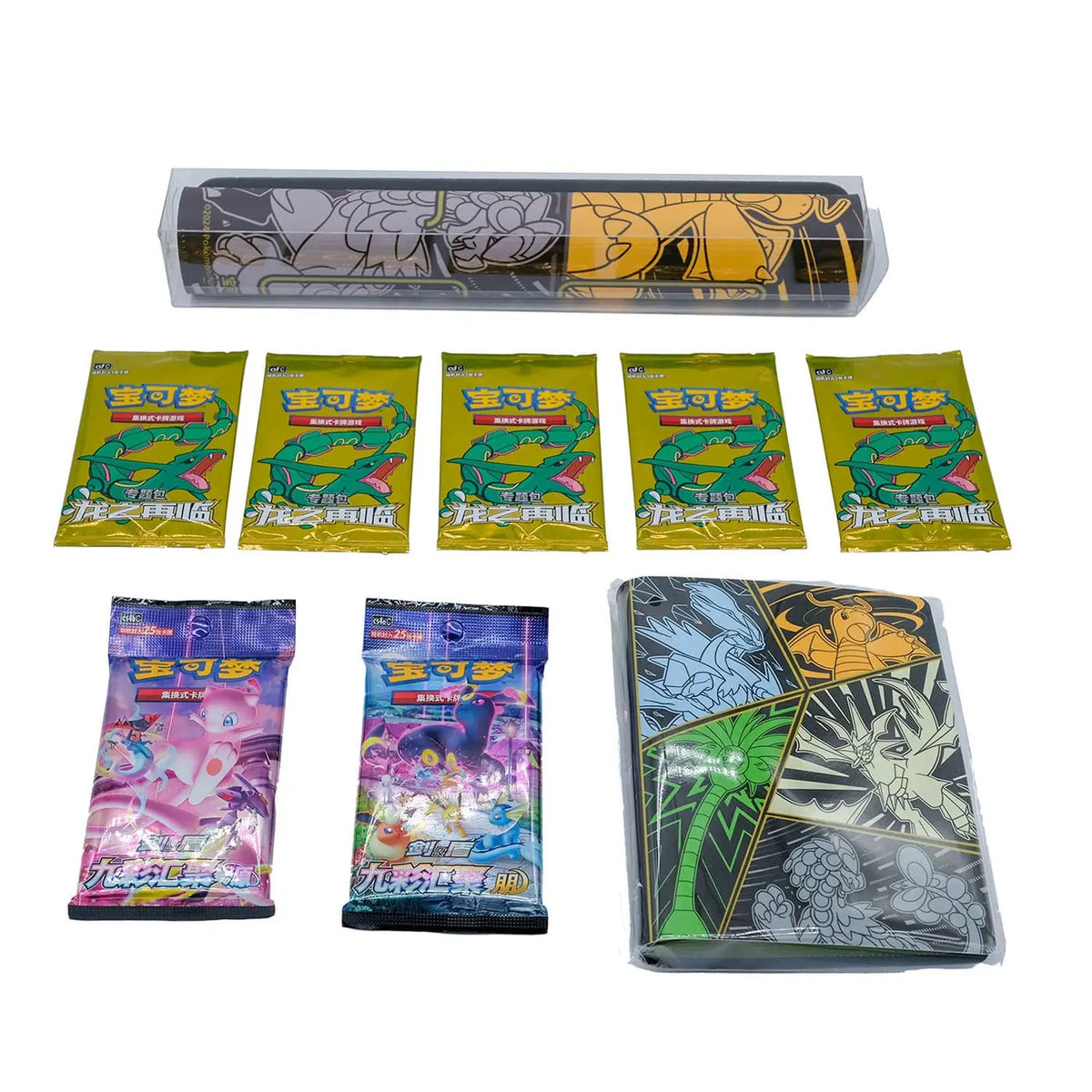 POCKET GAMES - Pokémon Box XL – Return of the Dragon – Ultra Necrozma & Rayquaza (CSFM1 & CSFM2) – Simplified Chinese Rayquaza Pokémon Chinese