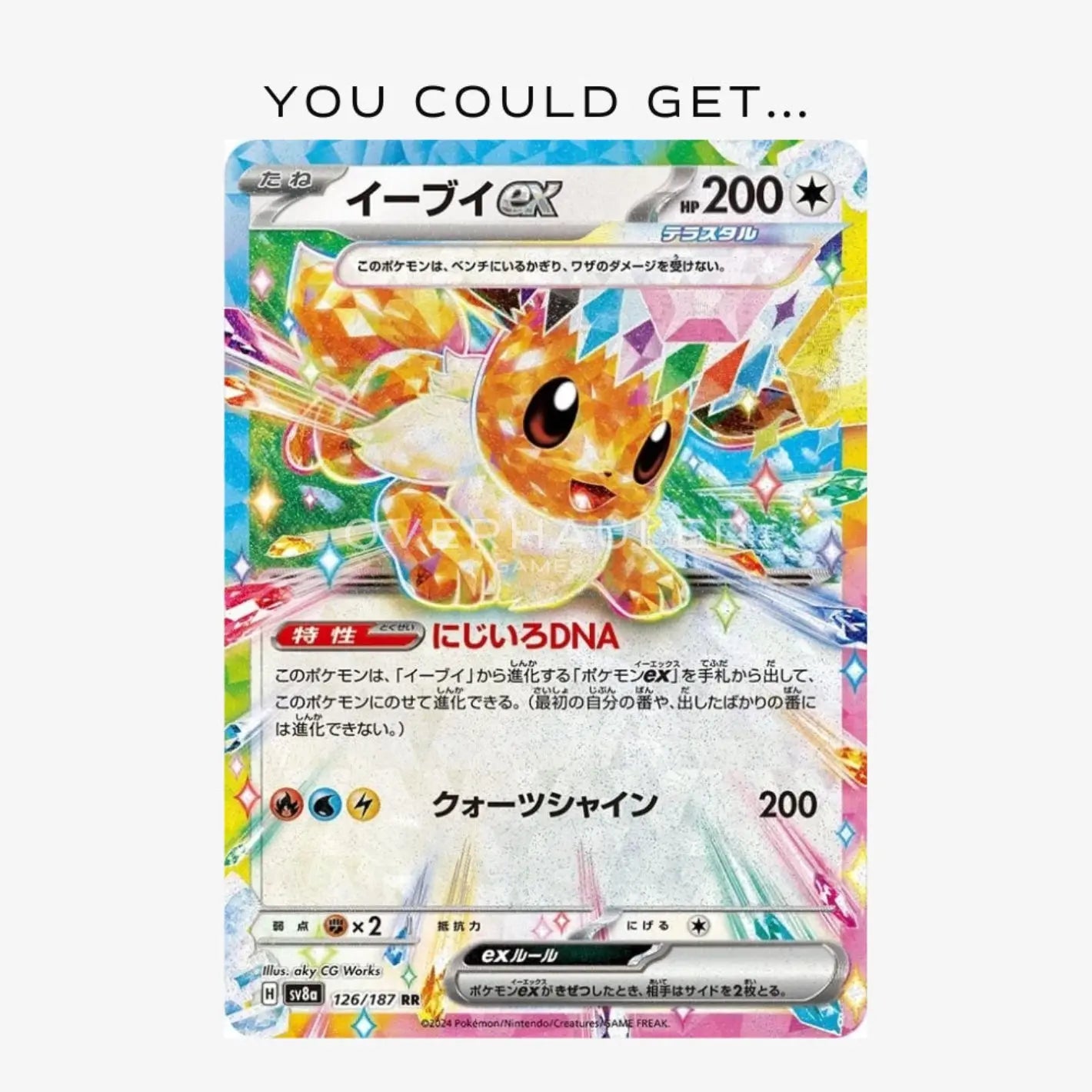 POCKET GAMES - Pokémon Terastal Festival ex (SV8a) Booster pack Pokémon Jap