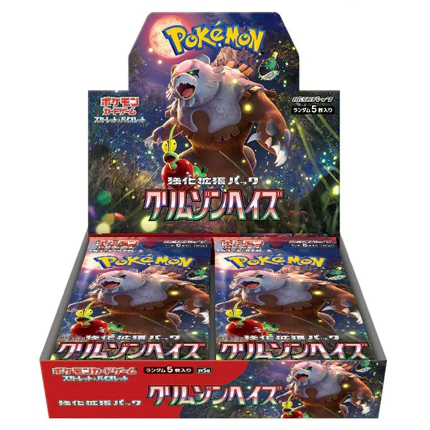 POCKET GAMES - Pokémon Crimson Haze (SV5a) Box Pokémon Jap