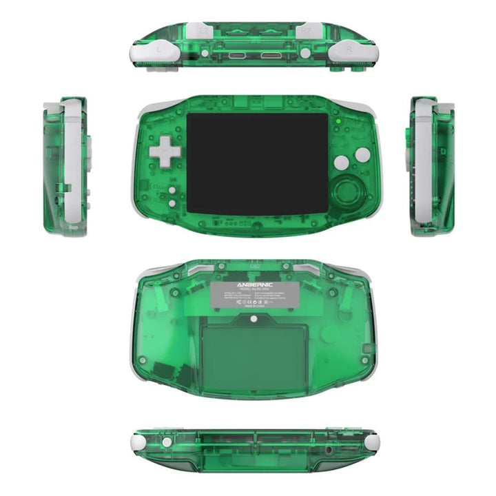 POCKET GAMES, Anbernic RG34XX in transparent green