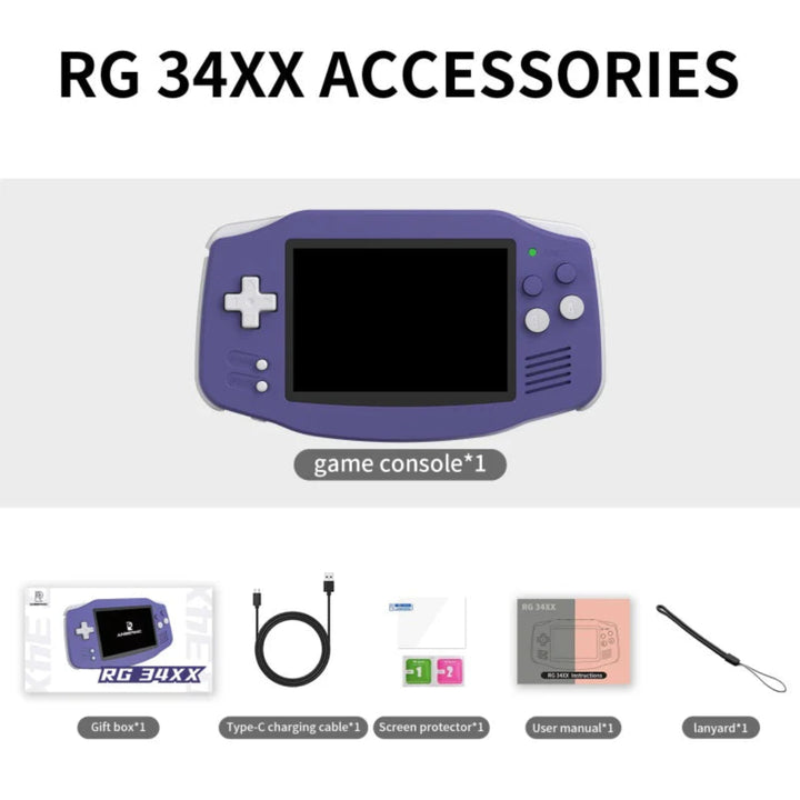 POCKET GAMES, Anbernic RG34XX accessories