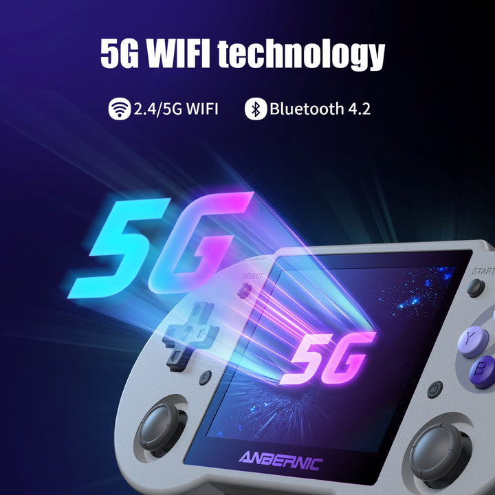 Anbernic RG353P: 2.4/5G wifi Connectivity, Bluetooth 4.2