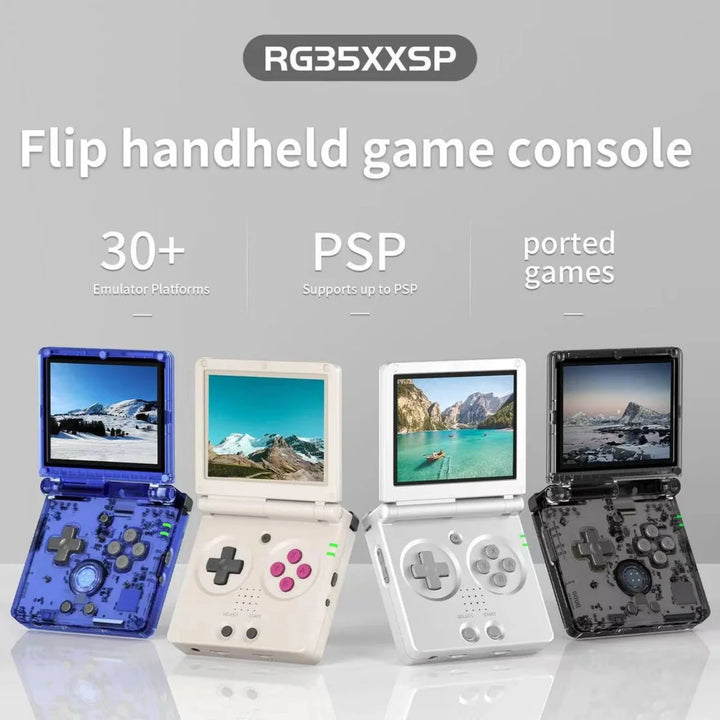 Pocket Games Anbernic RG35XXSP flip handheld game console