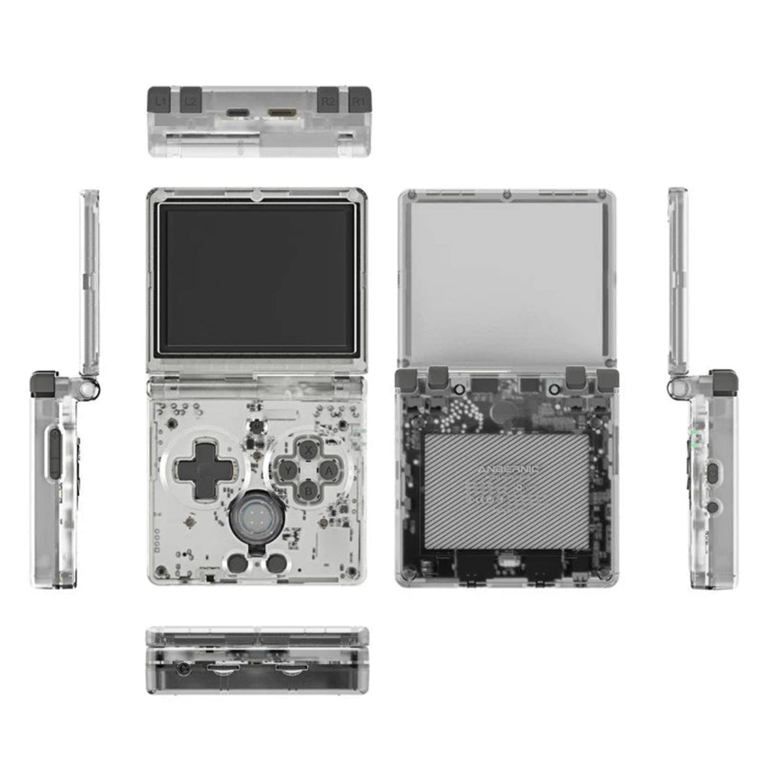 Pocket Games Anbernic RG35XXSP in transparent White