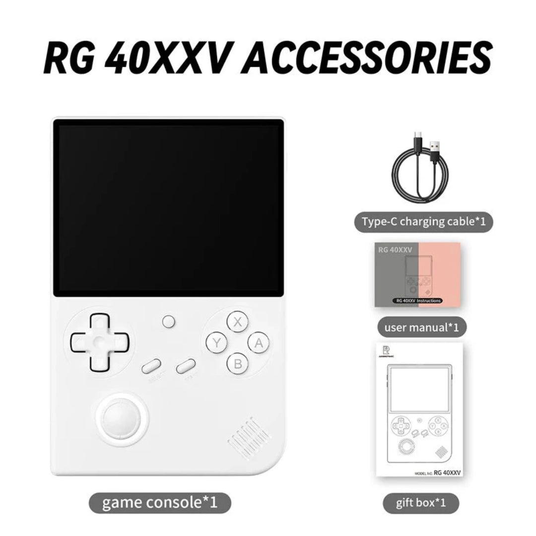 Pocket Games Anbernic RG40XXV in-box accessories