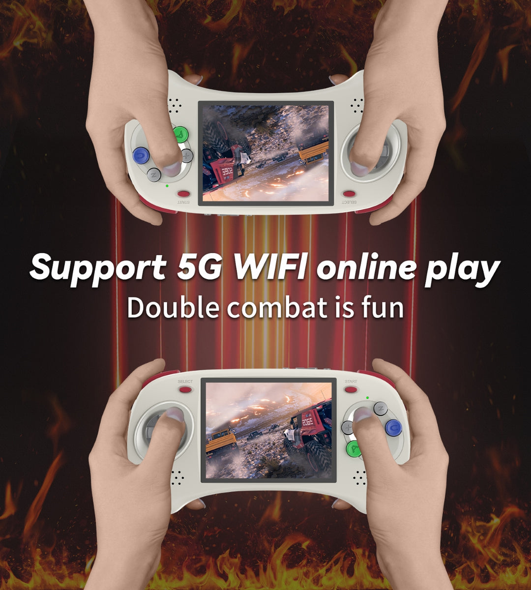 Anbernic RG ARC-D wifi 5G connectivity to connect between consoles