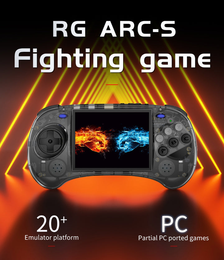 Anbernic RG ARC-S 20+ emulator platform with partial PC ported games