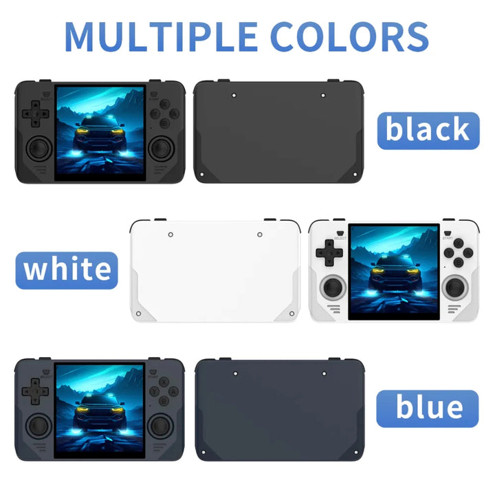 Powkiddy RGB30 multiple colours; black, white, blue