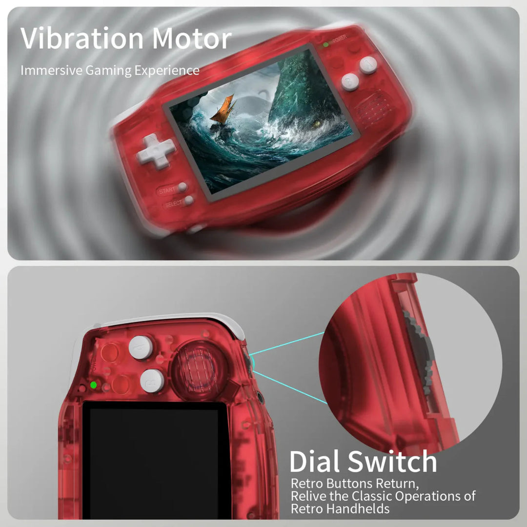 POCKET GAMES, Anbernic RG34XX vibration motor and dial switch