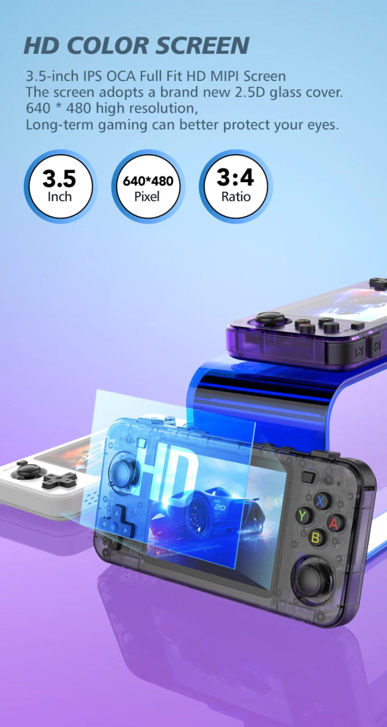 Pocket Games: Game Console R36H HD Screen
