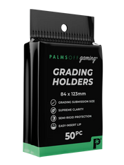 Packaging of Grading Holders - Semi Rigid with product details on a white background