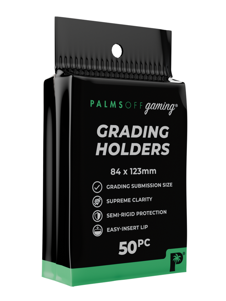 Packaging of Grading Holders - Semi Rigid with product details on a white background