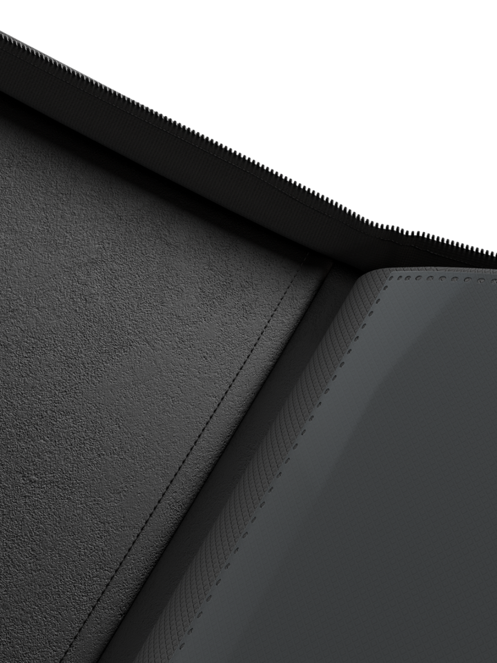 POCKET GAMES - Palms Off Gaming: STEALTH 9 Pocket Zip Trading Card Binder Black TCG Accessories