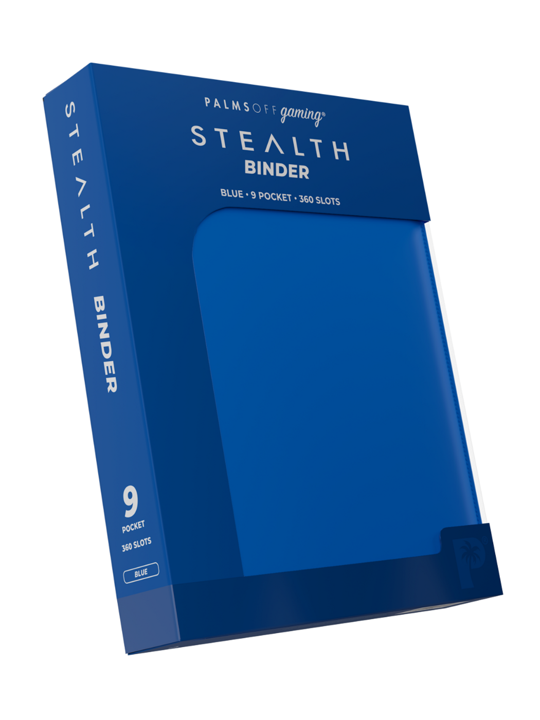 POCKET GAMES - Palms Off Gaming: STEALTH 9 Pocket Zip Trading Card Binder Black TCG Accessories