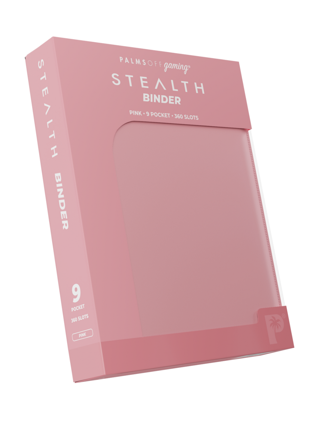 POCKET GAMES - Palms Off Gaming: STEALTH 9 Pocket Zip Trading Card Binder Black TCG Accessories