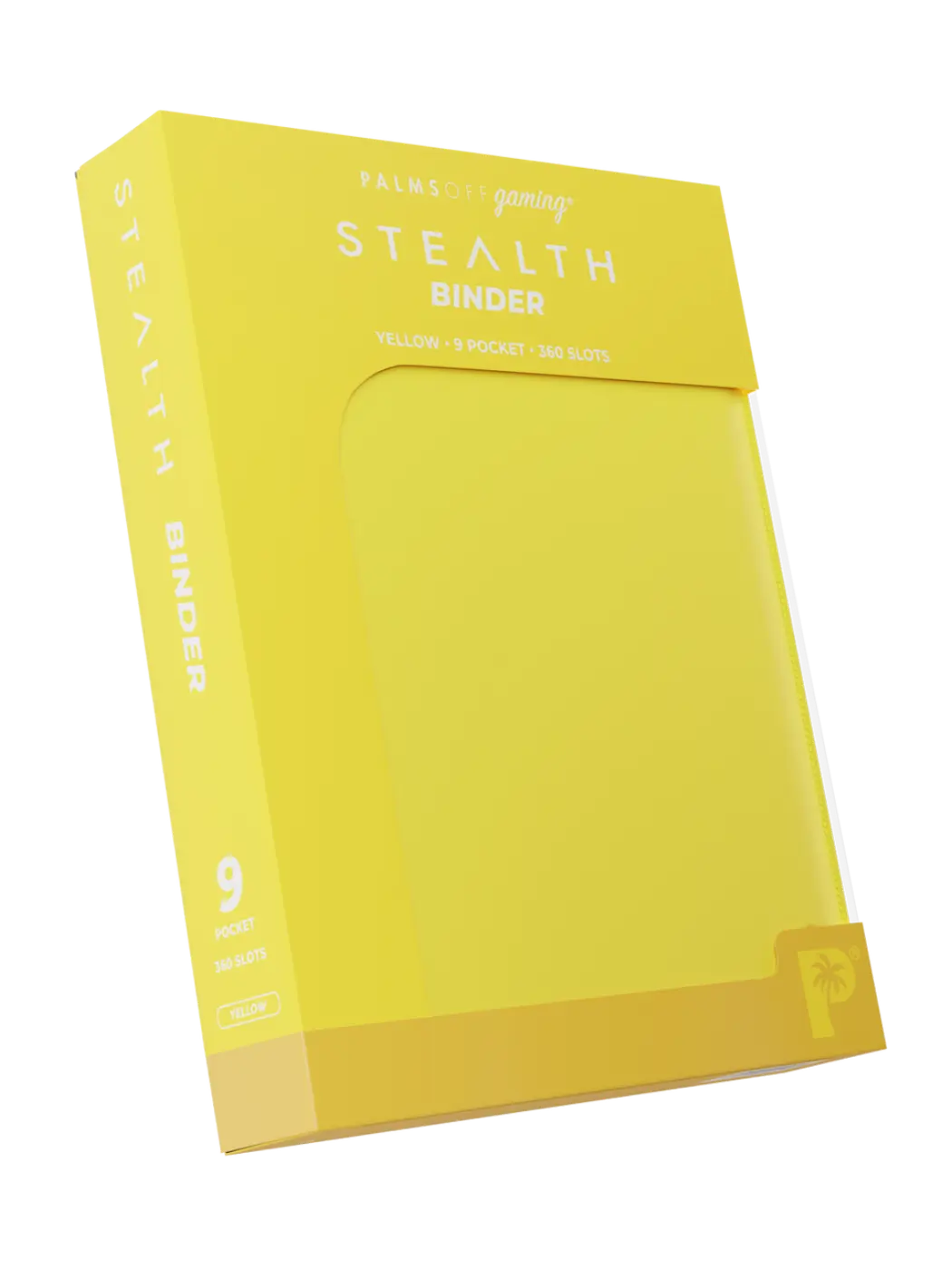 POCKET GAMES - Palms Off Gaming: STEALTH 9 Pocket Zip Trading Card Binder Black TCG Accessories