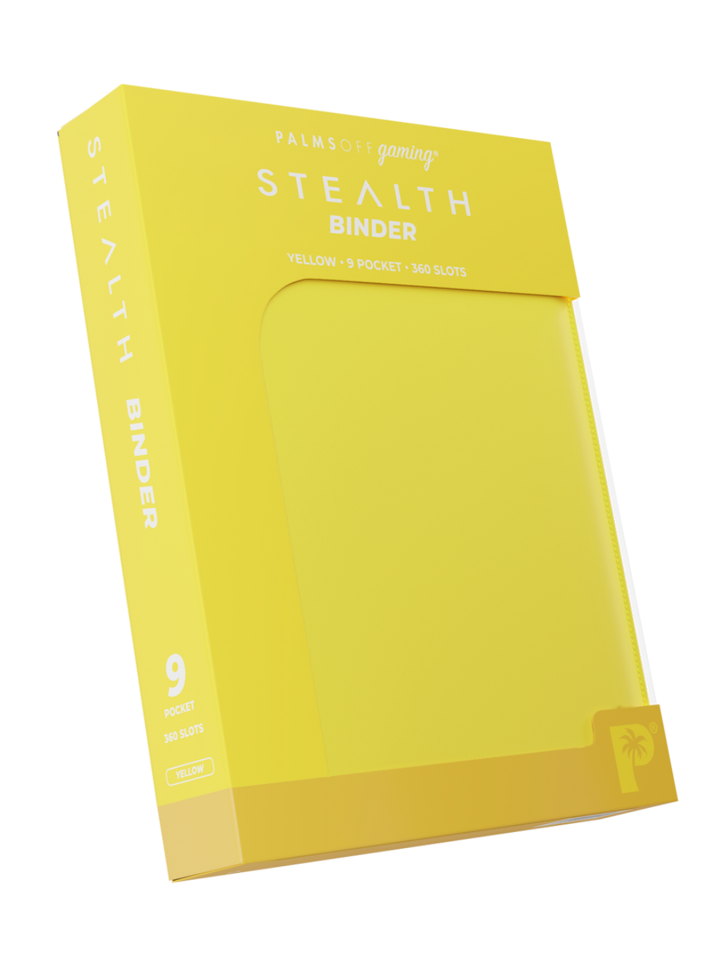 POCKET GAMES - Palms Off Gaming: STEALTH 9 Pocket Zip Trading Card Binder Black TCG Accessories
